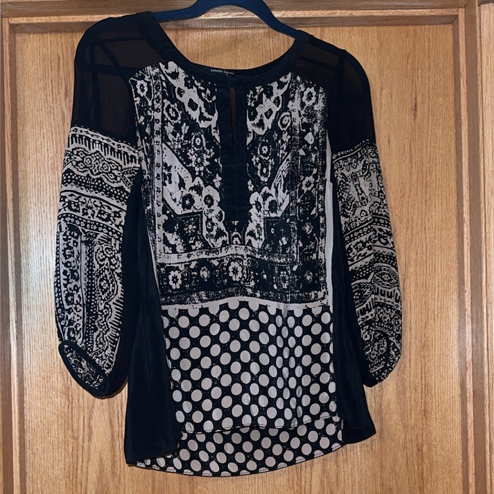 Nanette Lepore Geometric Top